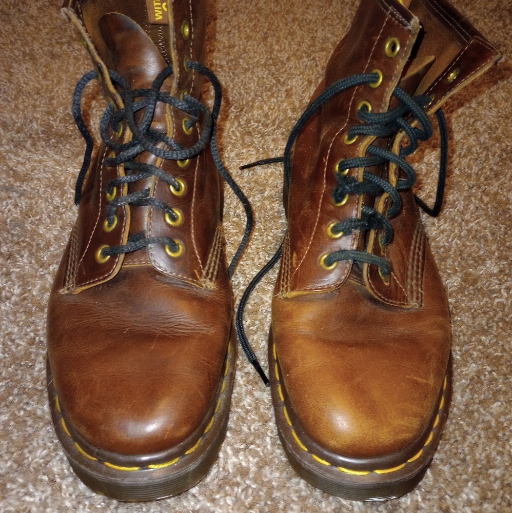 Brown/Red Doc Martens